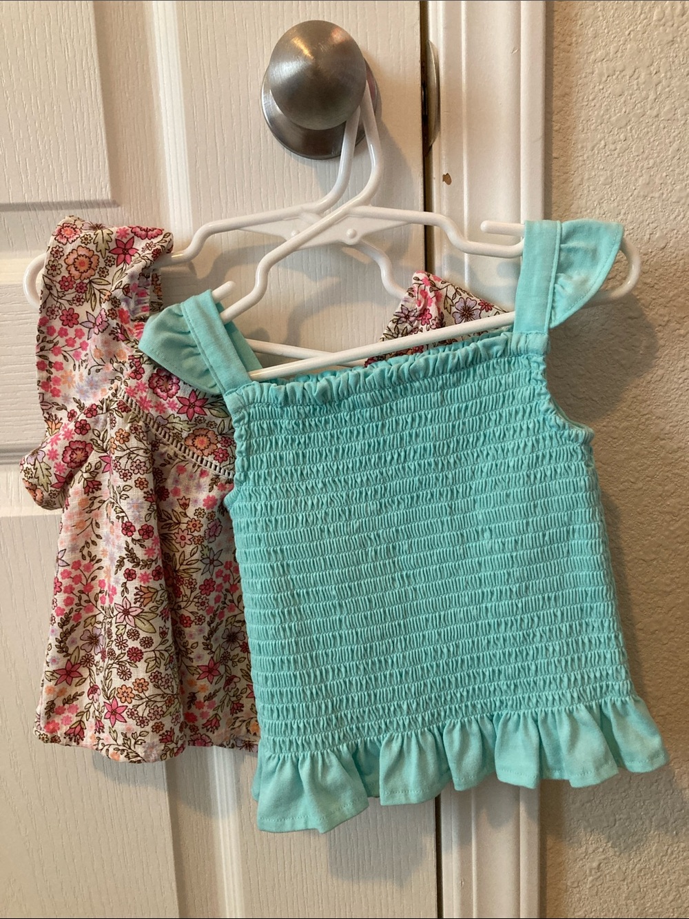 Smocked Ruffle Tank Top